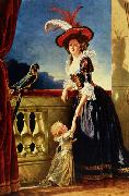 Labille-Guiard, Adelaide Portrait of Louise Elisabeth of France with her son china oil painting artist